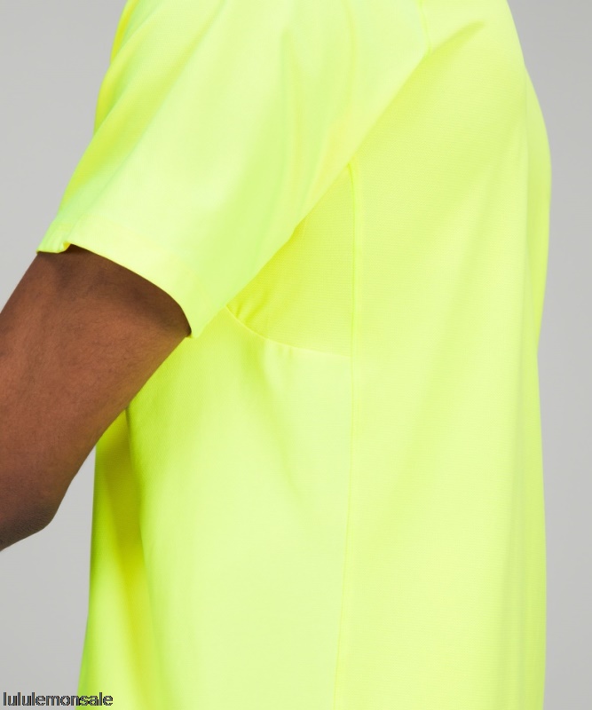 Lululemon Verkauf DELULU760 | Lululemon Deutschland Electric Lemon Stretch Golf Poloshirt